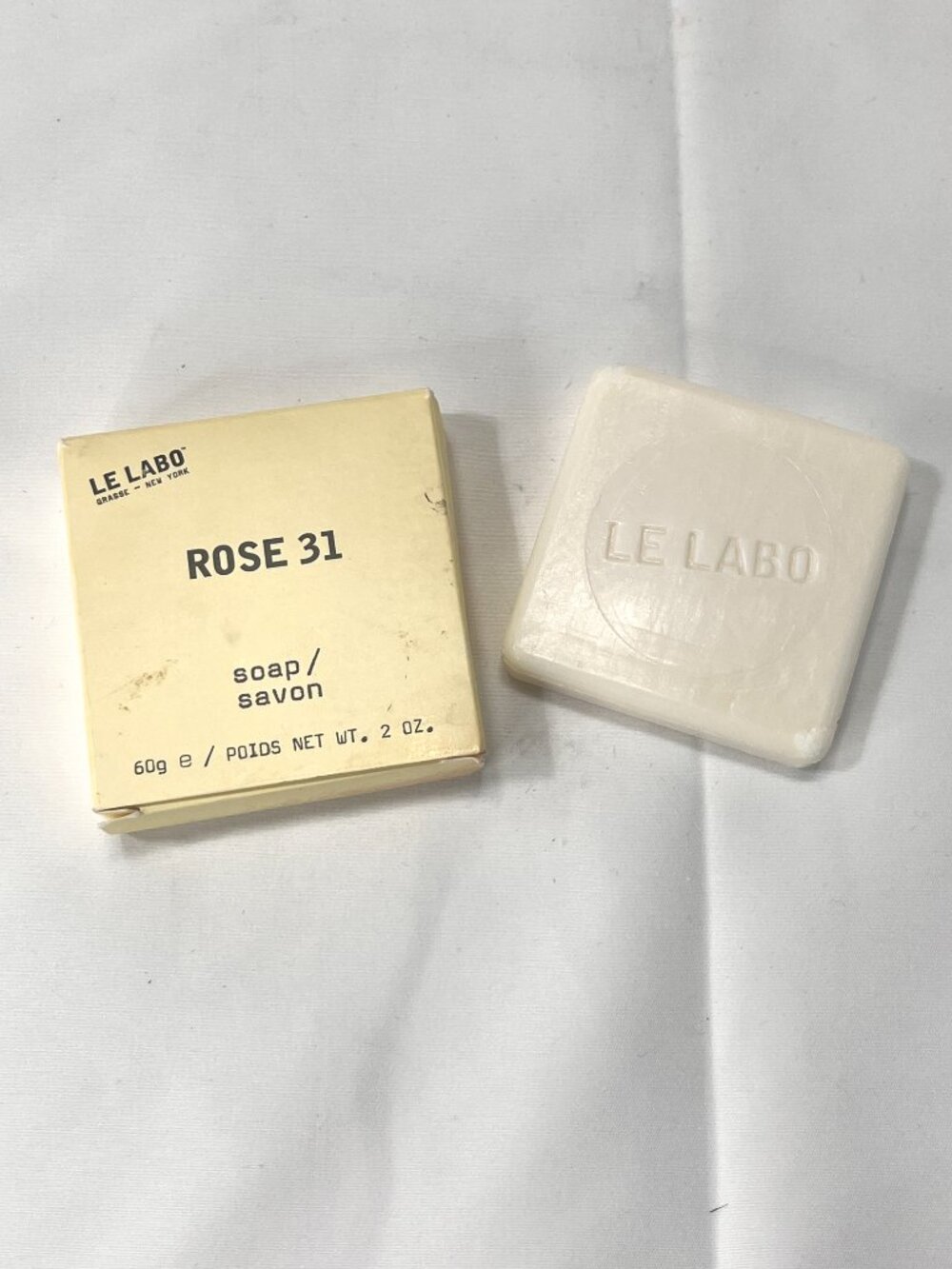 NIB ~ Le Labo ROSE 31 Body Soap Bar 2oz 60g Moisturizing Soap Fragrance